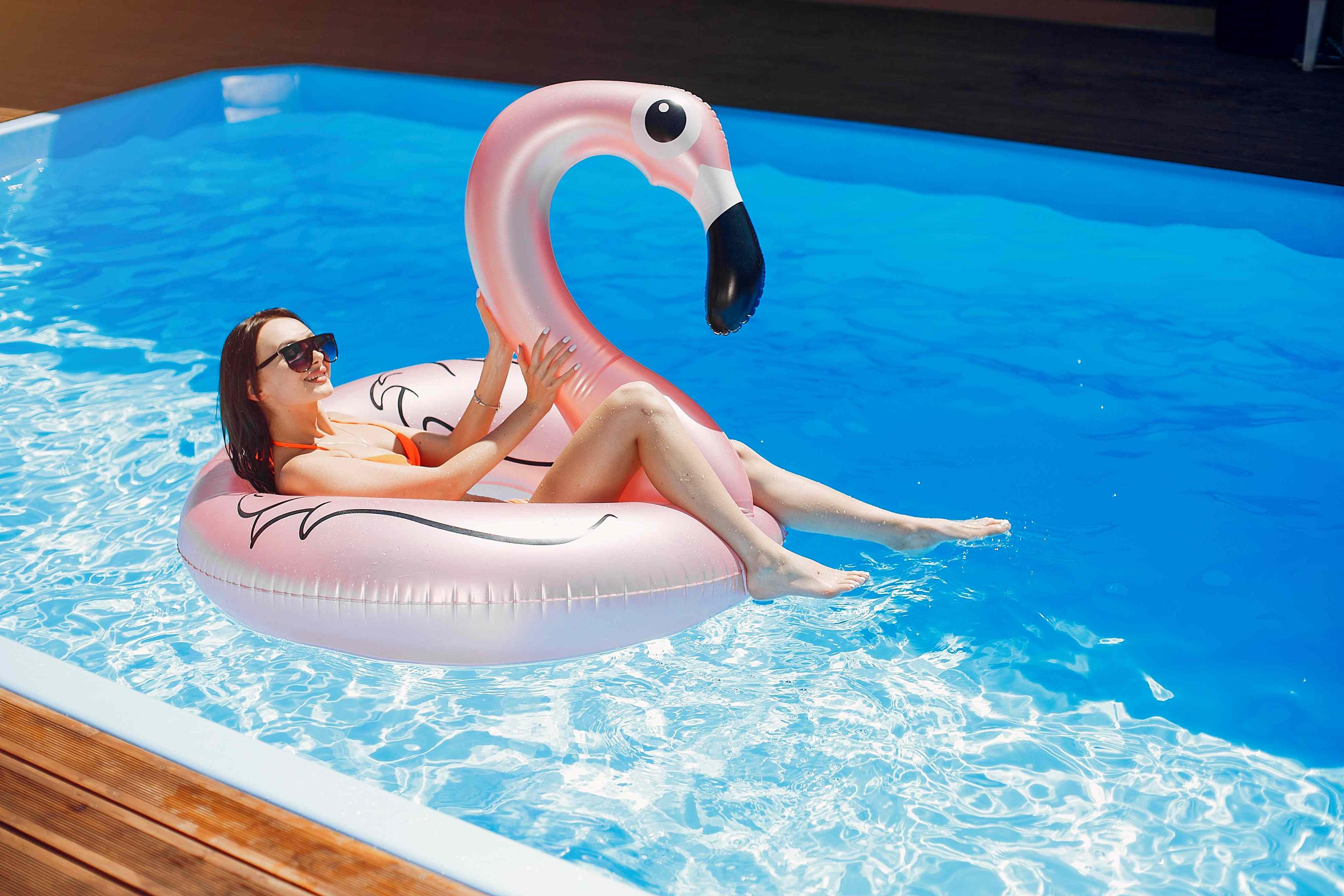 Piscina limpia y cristalina